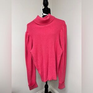 Pink sweater, Anthropologie, size XL, with French sleeves